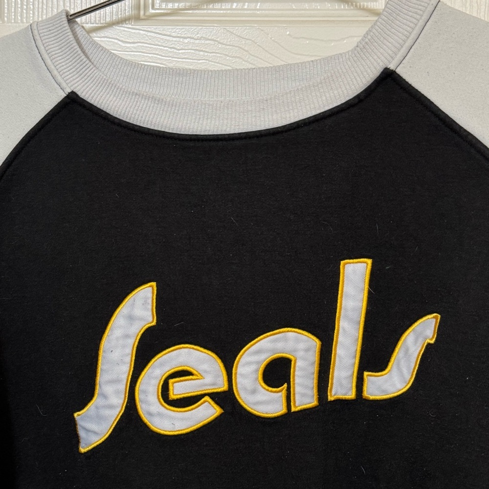 Vintage San Francisco Seals Retro Hockey Men’s XL High End Crew Sweatshirt SF CA - Picture 3 of 6
